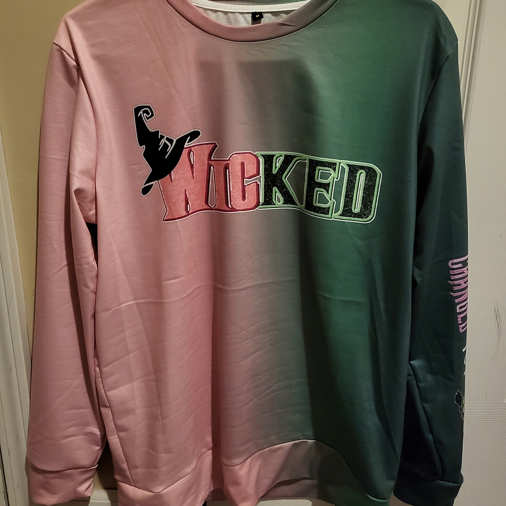 Wicked Pink and Green Long Sleeve Tee